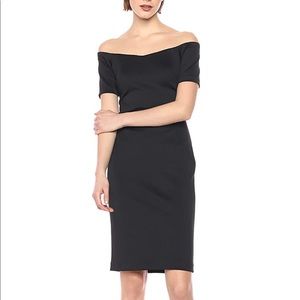 Calvin Klein Off The Shoulder Sheath Dress